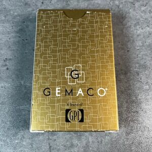 VTG Gemaco Playing Cards Poker Deck Gold Advertising Informed Choice Insurance